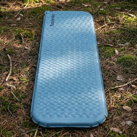 Самонадувний килимок одномісний (185х55х3.5см) Naturehike Blue — фото 3