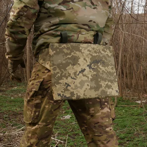 Каремат-сидушка Kiborg 20mm (посилена) Cordura Pixel під бронепакет — фото 10