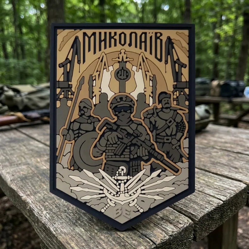 ПВХ Патч (шеврон) "Миколаїв" койот