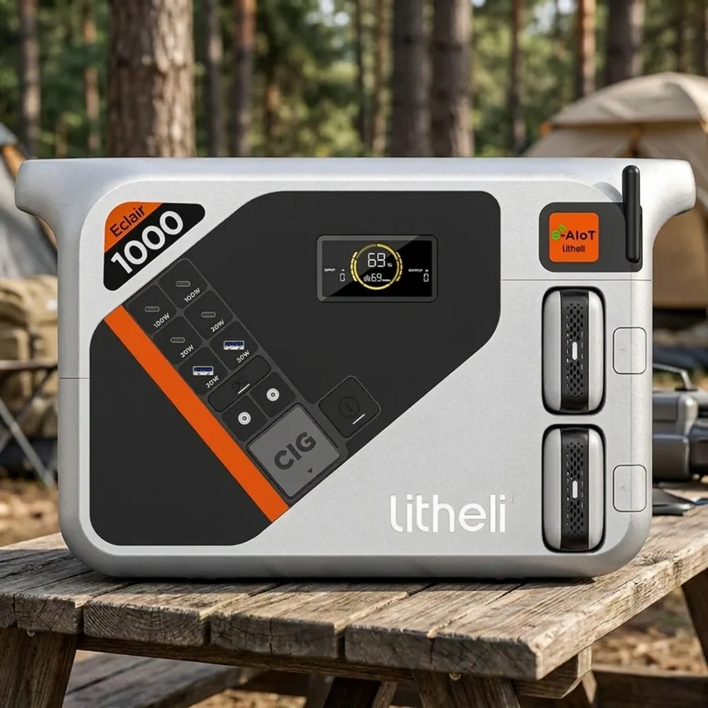 Зарядна станція Litheli 1800 Вт, 1069 Вт·год, LiFePO4, + 2 Power Bank