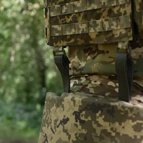 Каремат-сидушка Kiborg 20mm (посилена) Cordura Pixel під бронепакет — фото 9