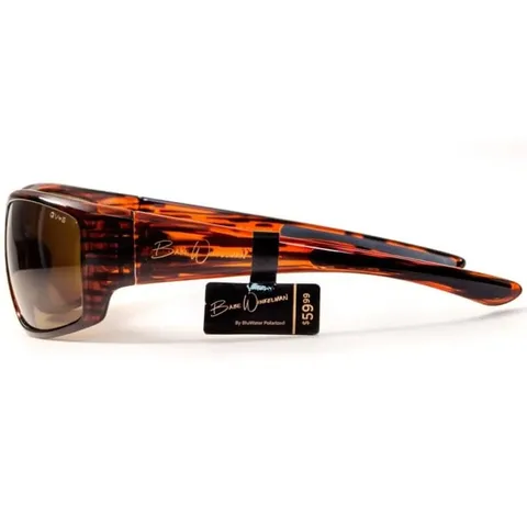 Окуляри поляризаційні (захисні) BluWater Babe Winkelman Polarized (brown) коричневі, Коричневий — фото 5