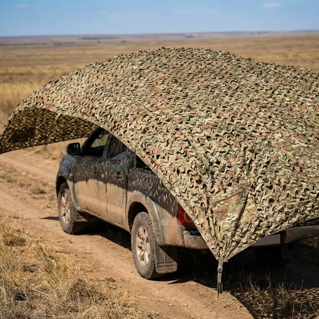 Маскувальна сітка Militex для окопів та бліндажів Степовий мультикам 3х5м (площа 15 кв.м.)