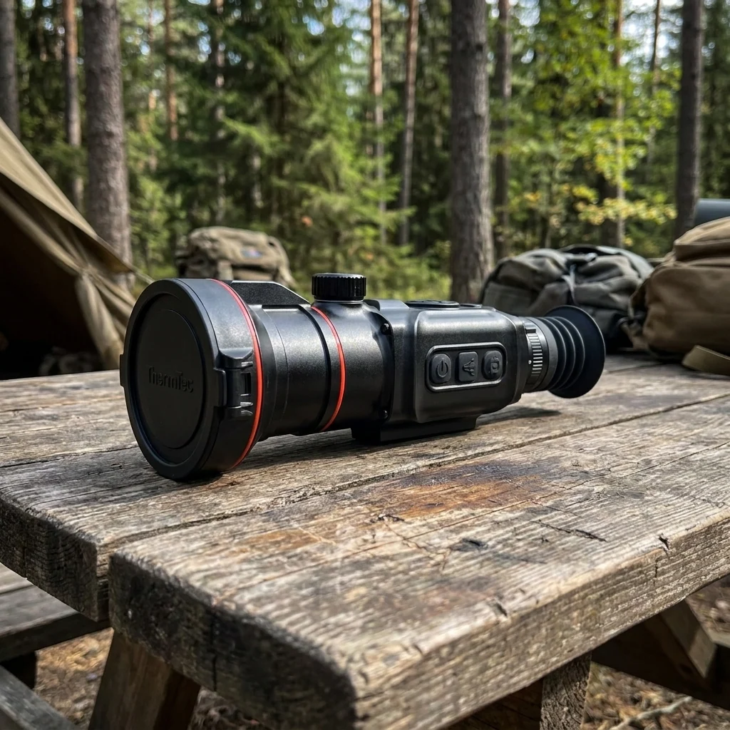 Тепловізійний приціл Vidar 360L 2.0 (384x288, NETD <20 мК, 3000м, лазерний далекомір, подвійний об'єктив 20мм/60мм)