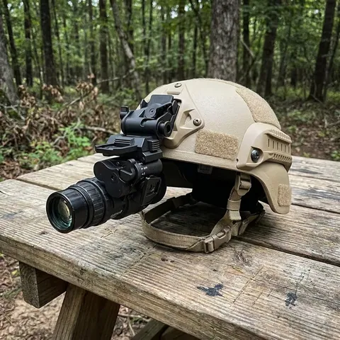 Прилад нічного бачення PVS-18A1 Night Vision із кріпленням FMA L4G24 на шолом