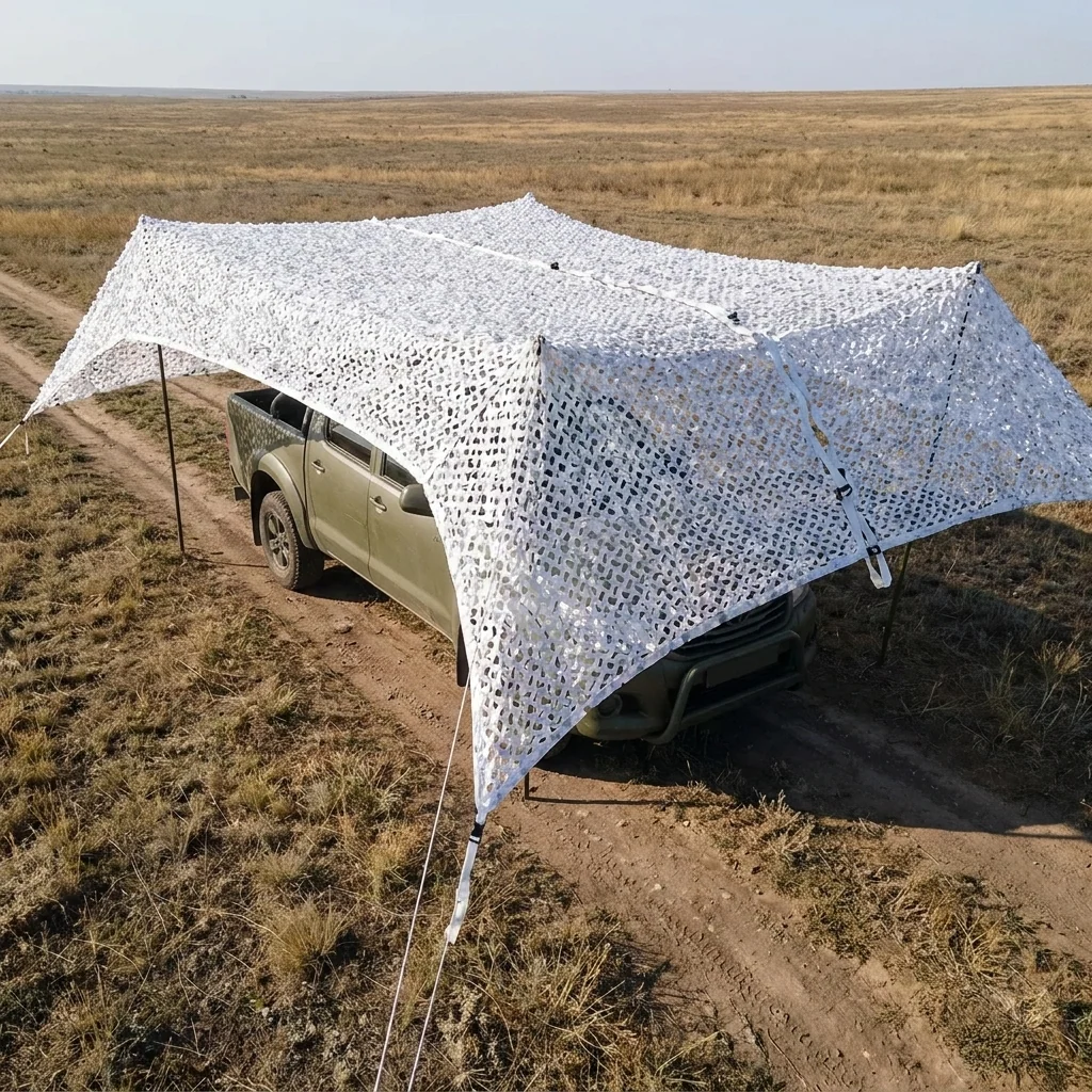 Маскувальна сітка Militex для авто Альпійська клякса 20х20 (площа 400 кв.м.)
