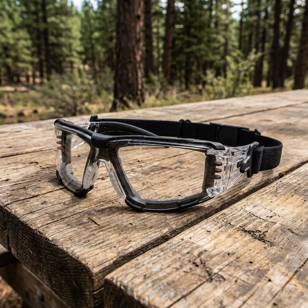 Окуляри захисні з ущільнювачем Pyramex Fyxate (clear) Super Anti-Fog H2MAX, прозорі, Чорний
