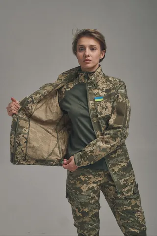 Жіноча тактична куртка FC Combat Fit, піксель — фото 7