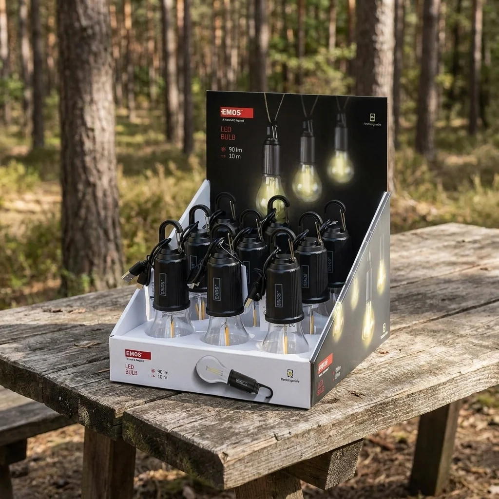 Лiхтар лампа LED Emos P4719 90 Lm Li-Ion 400 mAh пластик