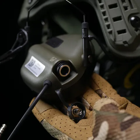 Тактичні навушники EARMOR M32Н PLUS Олива — фото 9