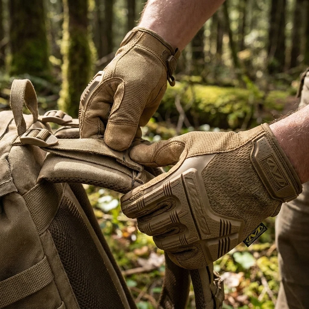 Тактичні рукавиці койот Mechanix
