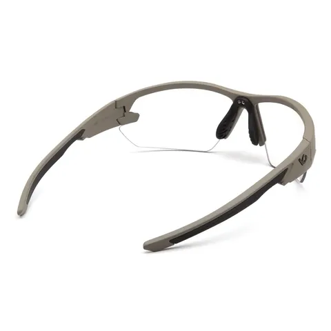 Захисні окуляри Venture Gear Tactical Semtex 2.0 Tan (clear) Anti-Fog, прозорі в пісочній оправі, Коричневий — фото 4