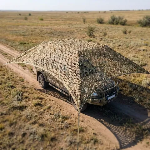 Маскувальна сітка Militex для авто Степовий мультикам 2х5м (площа 10 кв.м.)