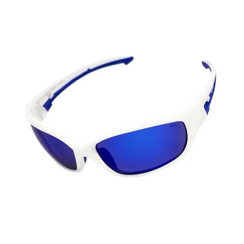 Захисні окуляри з поляризацією BluWater Seaside White Polarized (G-Tech™ blue), дзеркальні сині, Білий — фото 7