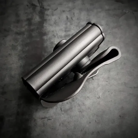 Кобура поясна пластикова під Glock 19 чорна — фото 2