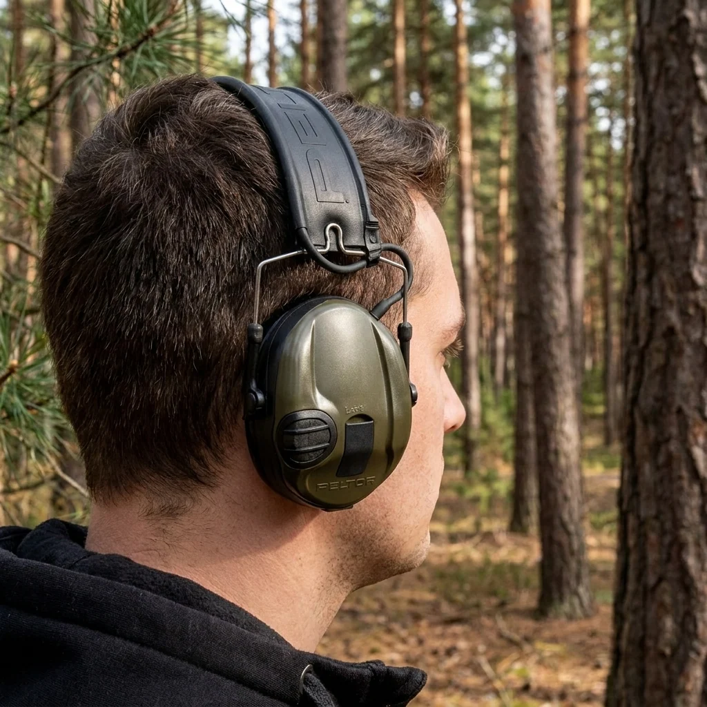 Навушники стрілецькі активні 3M Peltor SportTac MT16H210F-478-GN