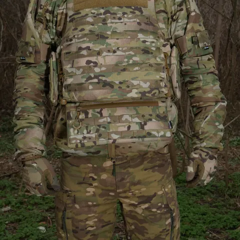 Захист живота (кишківник) з балістичним пакетом 1 клас захисту Militex cordura USA Multicam — фото 10