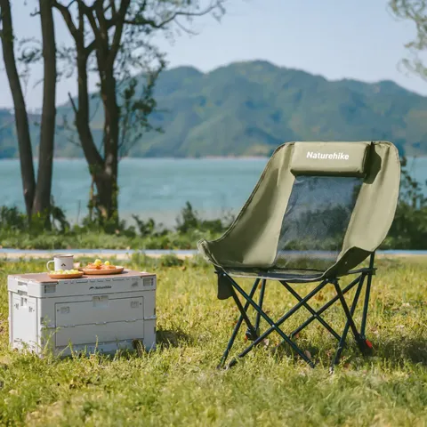 Стілець складаний Naturehike Sea Star 002 CNK2550JJ019, вуглецева сталь, олива — фото 13