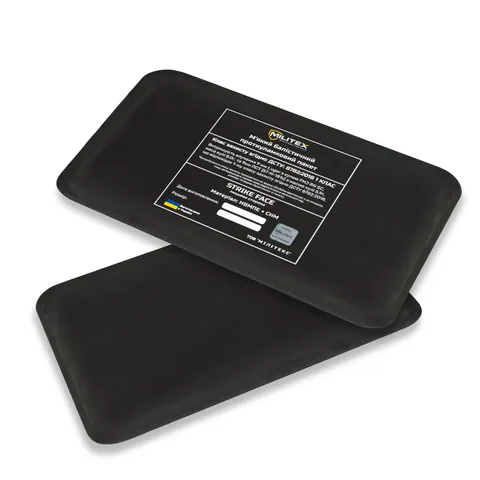 Балістичний захист 1 класу для плитоноски Militex Pro Series (S-M) 25,5*14,3 см камербанд, 1 шт — фото 6