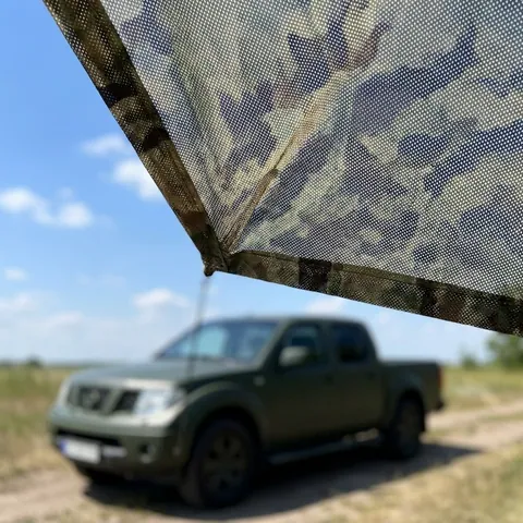 Літня маскувальна сітка Militex Темний мультикам 5х7м (площа 35 кв.м.) — фото 3