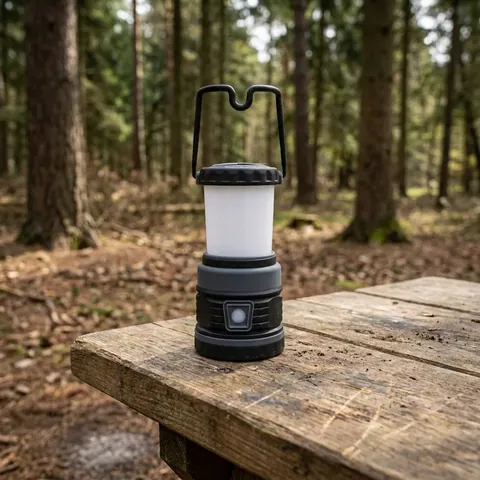 Ліхтар кемпінговий Bo-Camp Delta High Power LED Rechargable 200 Lumen Black/Anthracite (5818891)