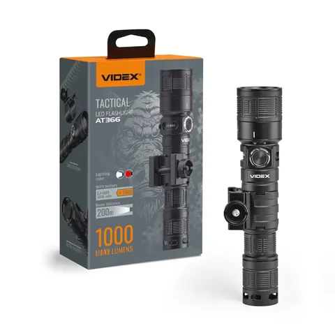 Тактичний світлодіодний ліхтарик VIDEX VLF-AT366 1000Lm 5000K — фото 2