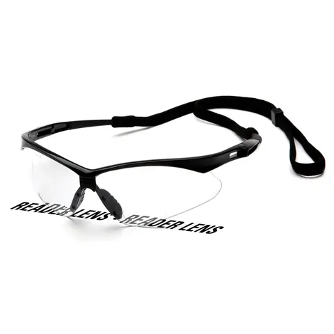 Біфокальні захисні окуляри Pmxtreme Bifocal (clear +2.0), біфокальні прозорі з діоптріями, Чорний — фото 2