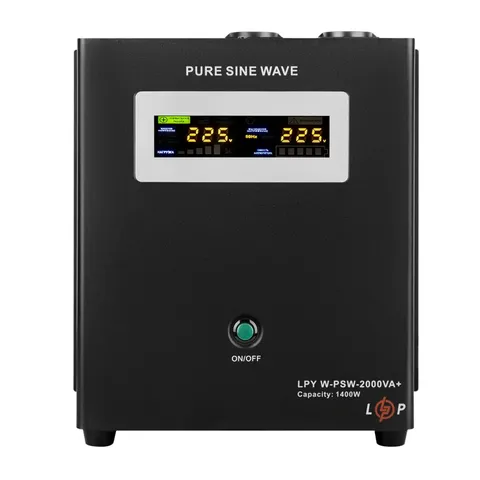 ДБЖ з правильною синусоїдою 24V LPY-W-PSW-2000VA+ (1400Вт)10A/20A — фото 2