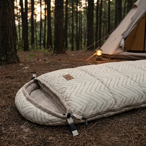 Спальний мішок Naturehike DP100 CNK2300SD012 лівий, бежевий
