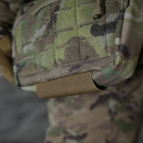 Комплект сумка-напашник M Мультикам + балістичним захистом 2 класу Cordura original USA Militex — фото 12