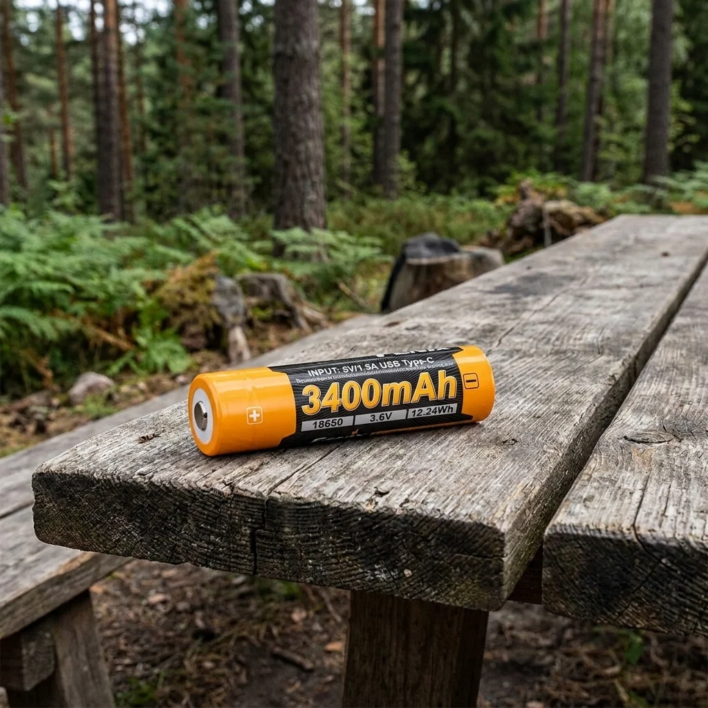 Акумулятор 18650 Fenix (3400 mAh) Type-C V3.0