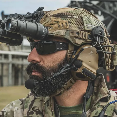Захисні окуляри Gatorz Magnum ANSI Z87.1 Mil-Spec Ballistic, Black Cerakote - GZ-01-002 — фото 6