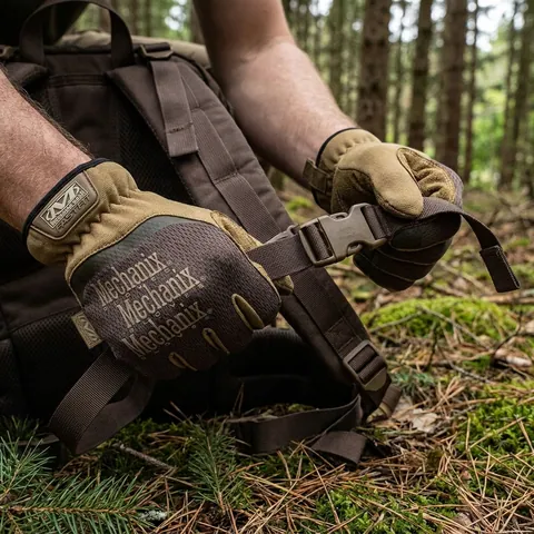 Рукавиці коричневі Mechanix FastFit