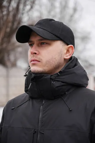 Чорна зимова утеплена тактична куртка Archon Husky Extreme Єврозима — фото 10