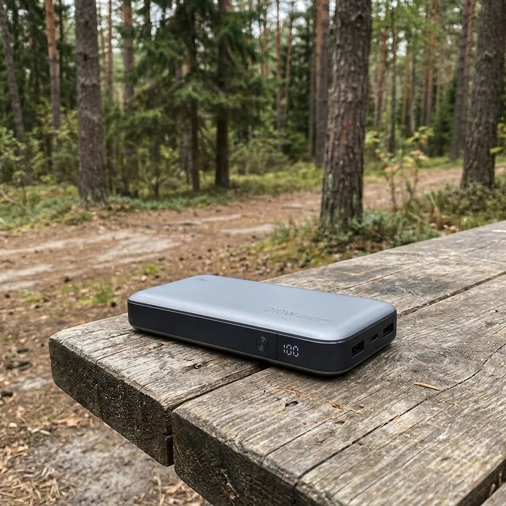 Зовнішній портативний акумулятор ZMI Model 25000mAh Silver 210W