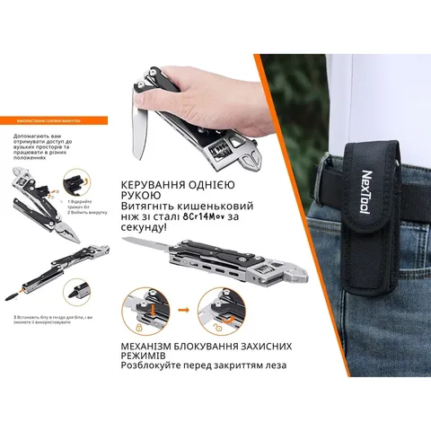 Мультитул NexTool Wrench W4 — фото 10