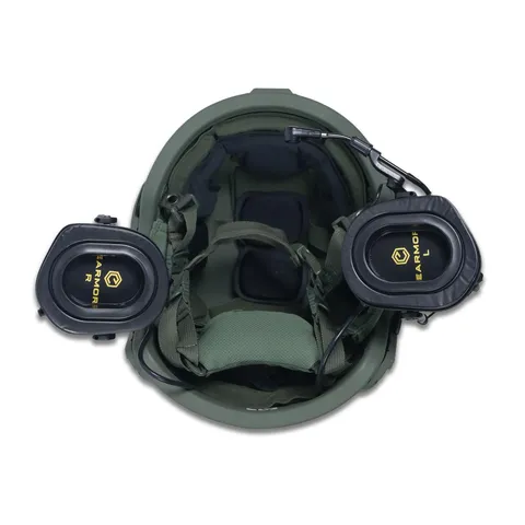 Тактичні навушники EARMOR M32Н PLUS Олива — фото 6