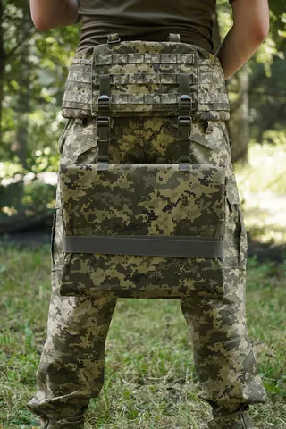 Чотирьохсекційний каремат п'ятиточка піксель П-4 Кордура — фото 9
