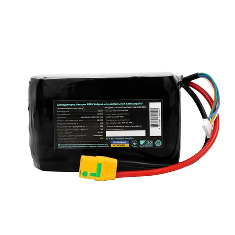 АКБ для коптерів/літаків BTRY 6s6p Samsung INR21700-50S — фото 4