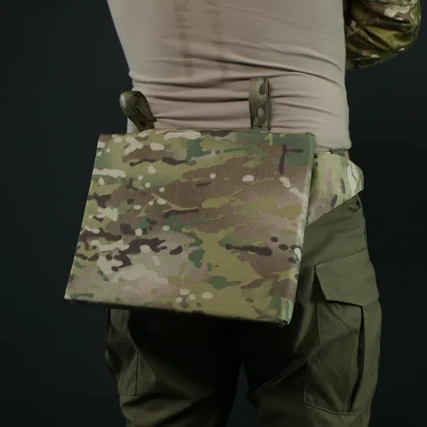 Каремат-сидушка з балістичним пакетом 2 класу захисту Militex Cordura original USA Мультикам — фото 11