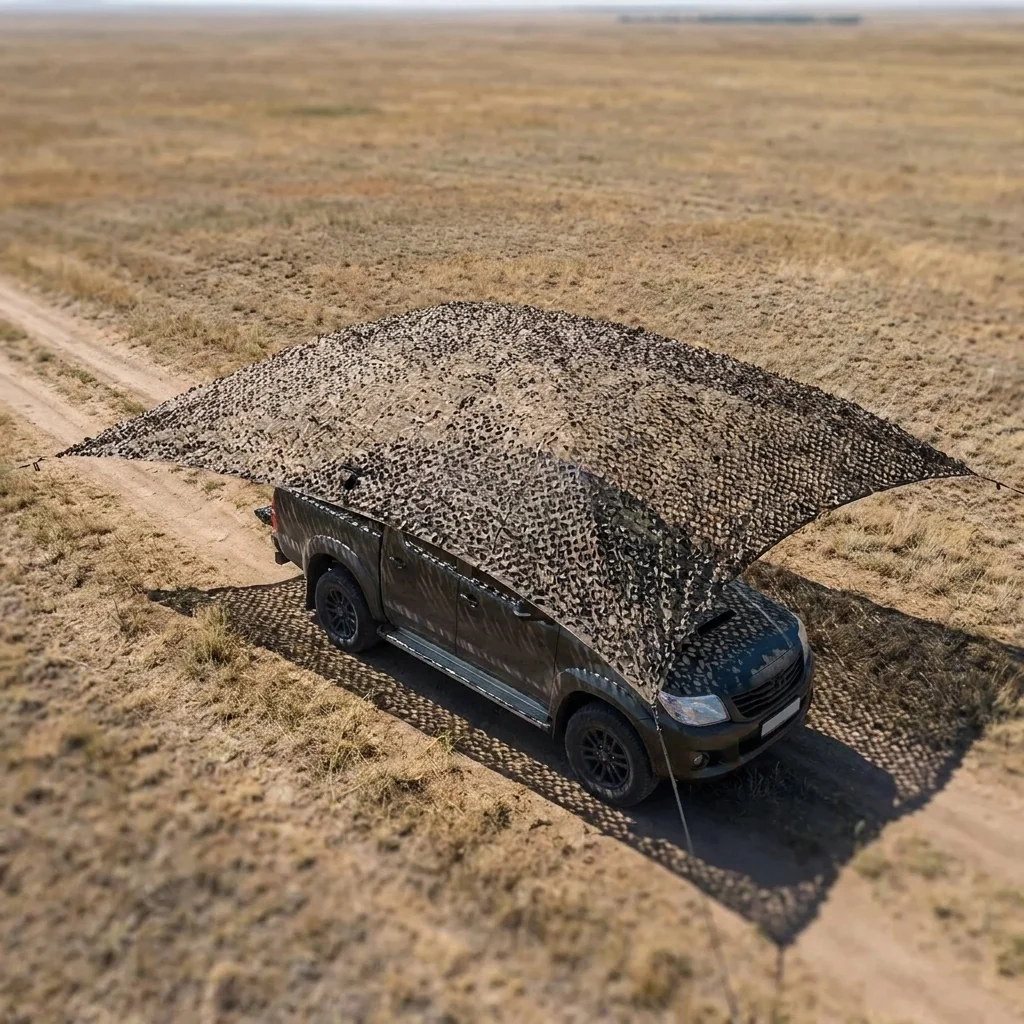 Осіння маскувальна сітка Militex Камуфляж земля 8х10м (площа 80 кв.м.)