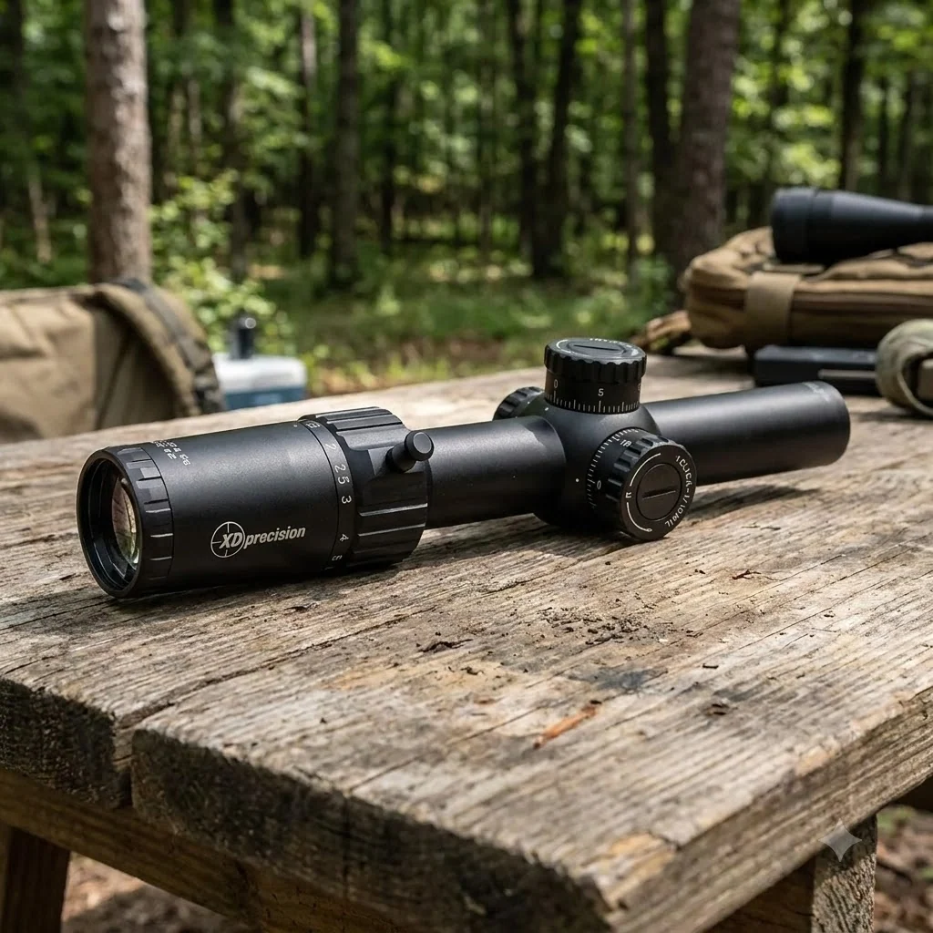 Приціл оптичний XD Precision Black-C.Q.B F2 1-6x24 сітка BDC