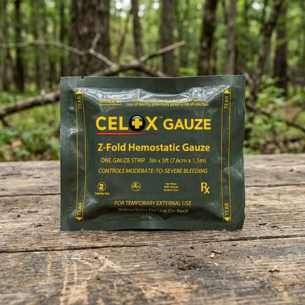 Гемостатичний стирильний бинт Z-Fold Celox Gauze (1,5 м)