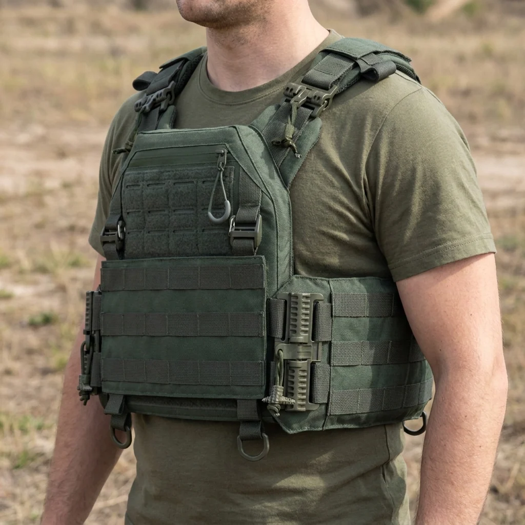 Бронезахист плитоноска Хакі Kiborg GU gen.2