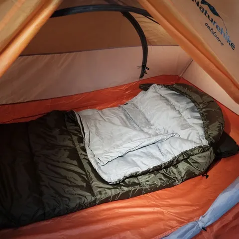 Спальник з капюшоном Naturehike U350 NH20MSD07, (1°C), правий, зелений — фото 14