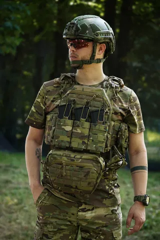 Комплект плитоноска Kiborg GU Gen.2 + 6 підсумків Мультикам — фото 9