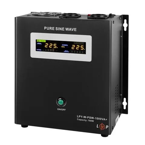 ДБЖ з правильною синусоїдою 12V LPY-W-PSW-1000VA+(700Вт)10A/20A — фото 6