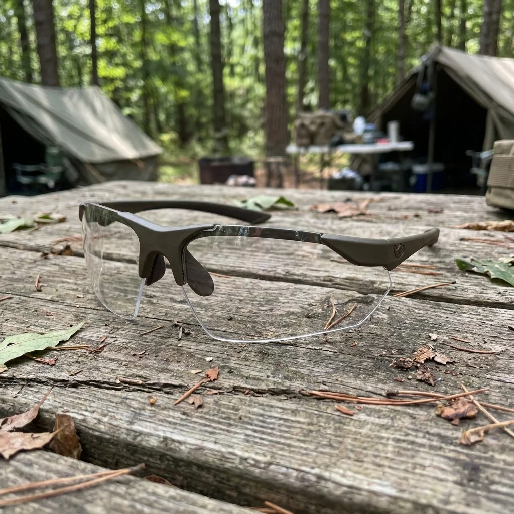 Захисні окуляри Venture Gear Tactical Drone 2.0 Green (clear) Anti-Fog, прозорі в зеленій оправі, Коричневий