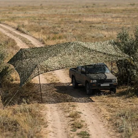 Маскувальна сітка Militex для окопів та бліндажів Темний мультикам 20х20 (площа 400 кв.м.)