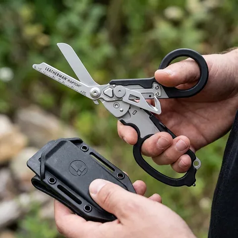 Ножиці Leatherman Raptor Rescue, чорні, чохол MOLLE — фото 3